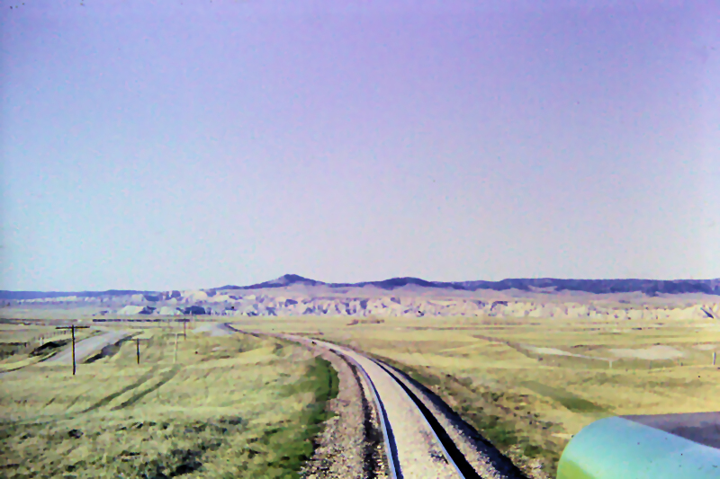 Distant mountains