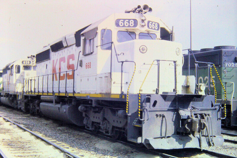 White locomotive