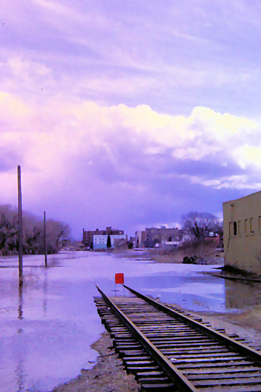 Flooded tracks